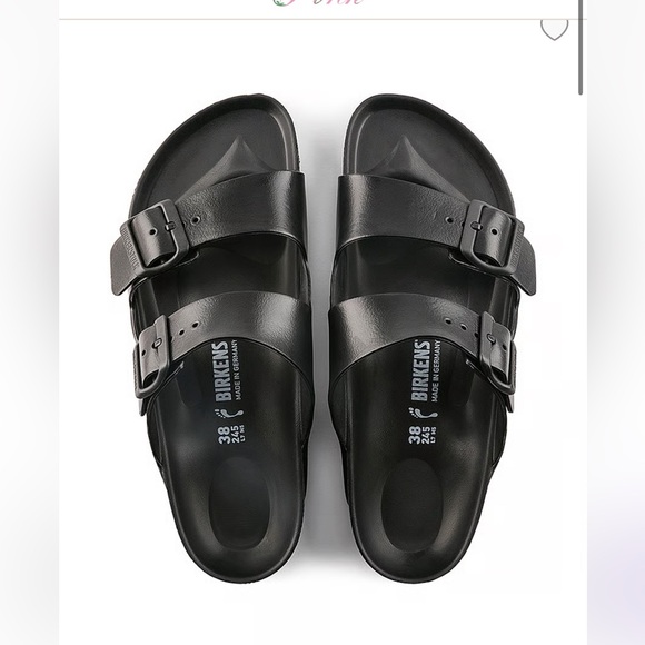 Birkenstock Shoes - New NIB Birkenstock Arizona Eva sandals black 8-8.5 or 39